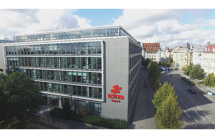 Die Unternehmenszentrale der Staatlichen Lotterie- und Spielbankverwaltung in München